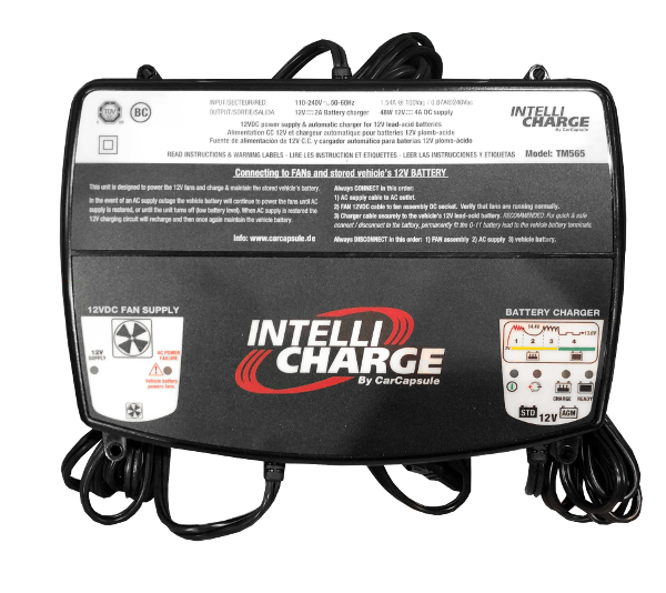 carcapsule intellicharge 48 Watt dualfan outdoor carcapsule